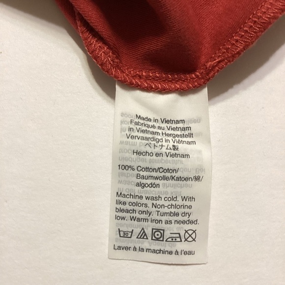 J.Crew Mercantile  Pullover Red Blouse Size Small - Picture 8 of 9